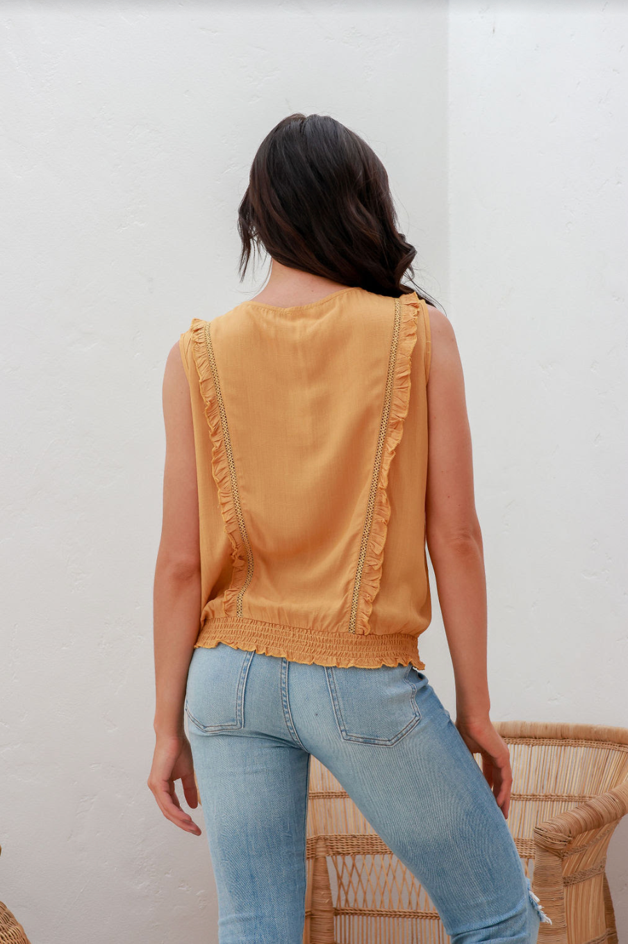 Atlas Blouse in Rust