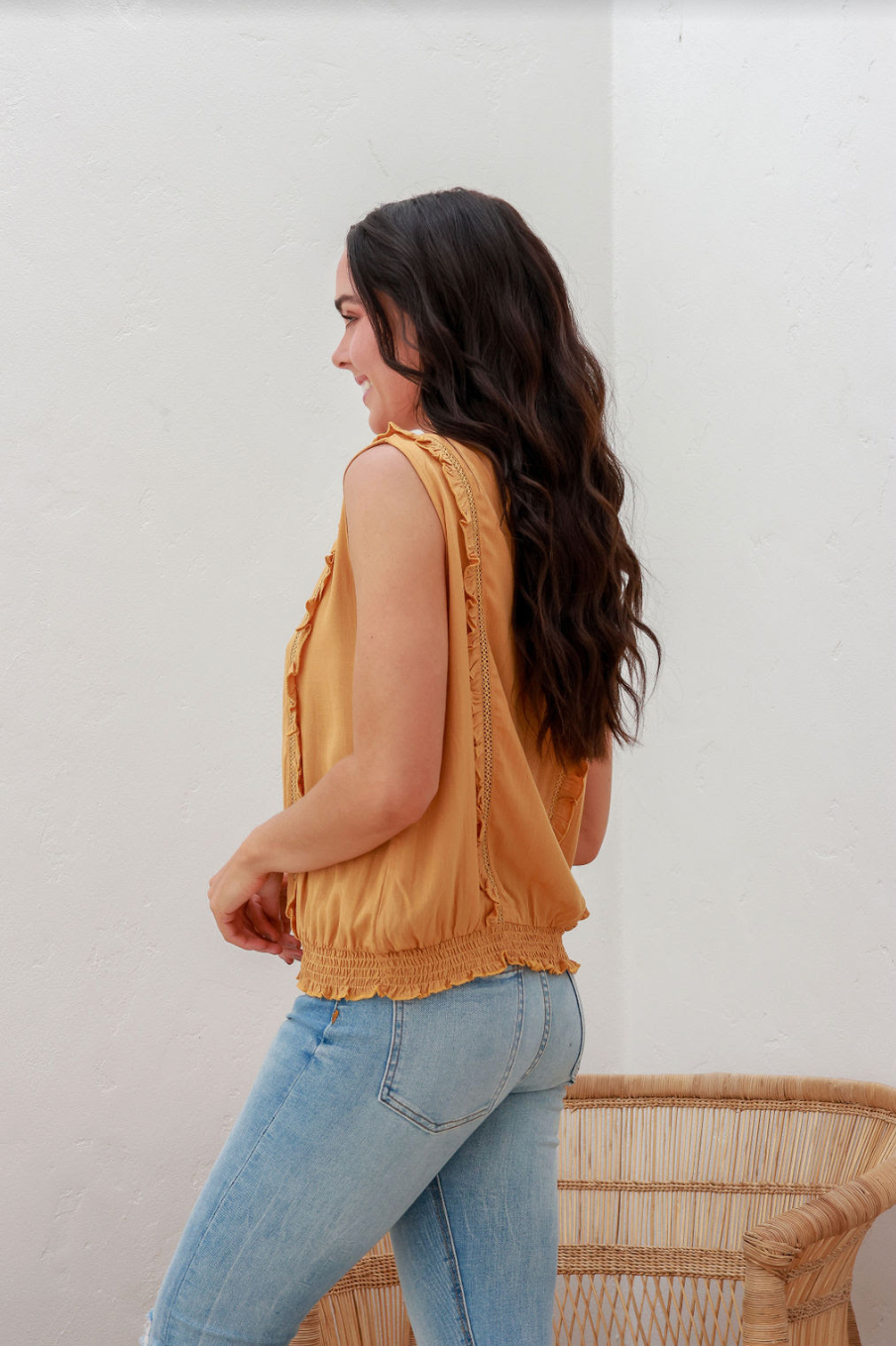 Atlas Blouse in Rust