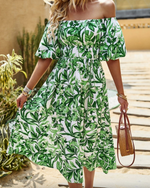 Verde Floral Midi Dress