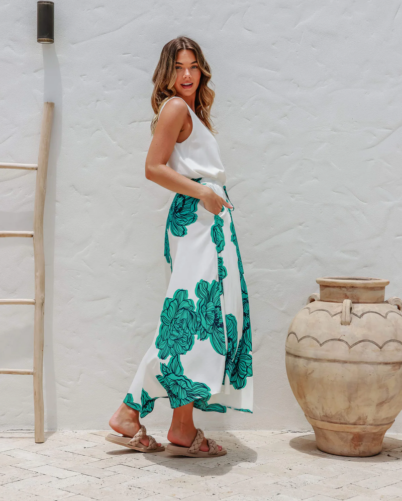 Magnolia Teal Skirt