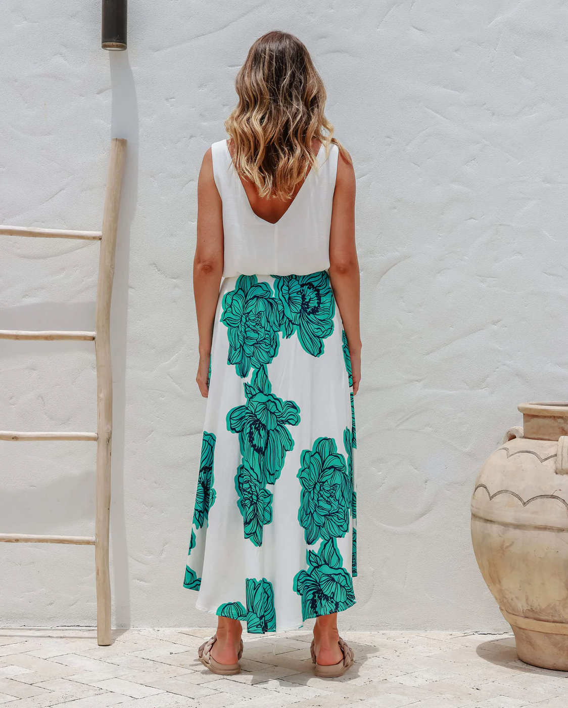 Magnolia Teal Skirt