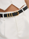 Eva Black thin belt