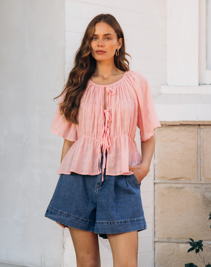 Melika Tie Top
