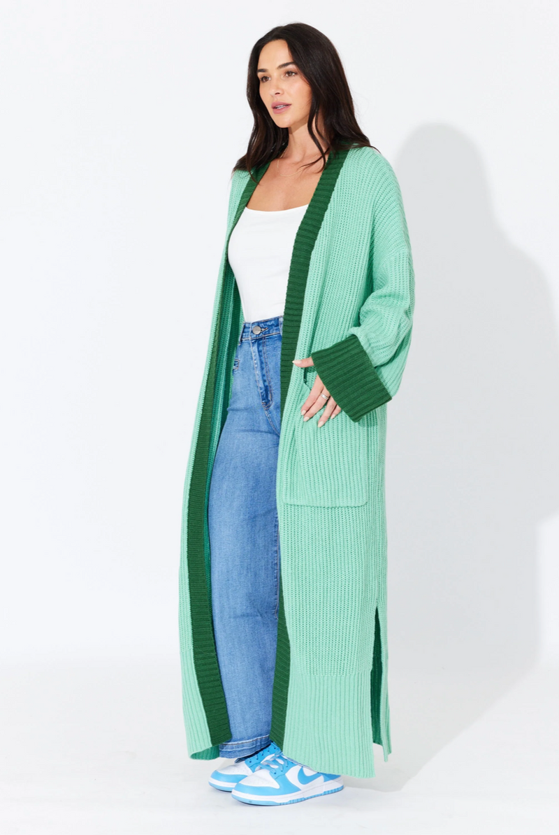 Jacinta Knit Cardigan Mint
