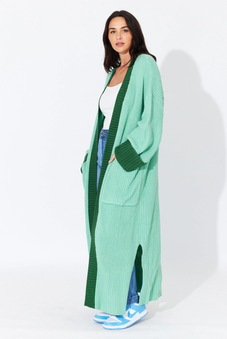 Jacinta Knit Cardigan Mint
