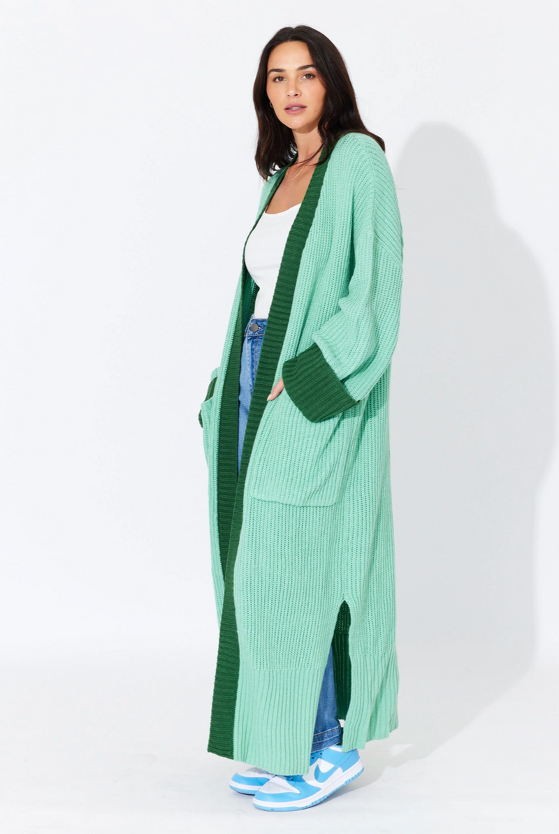 Jacinta Knit Cardigan Mint