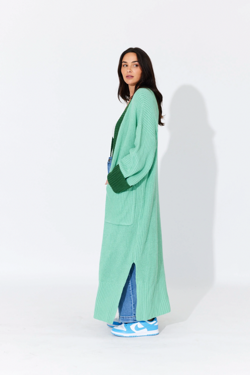 Jacinta Knit Cardigan Mint