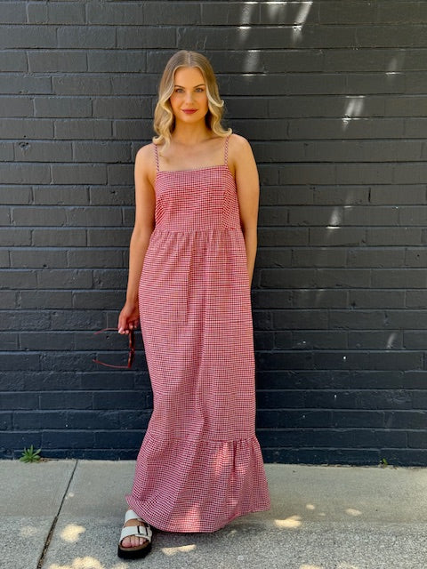 Gidget Gingham Maxi