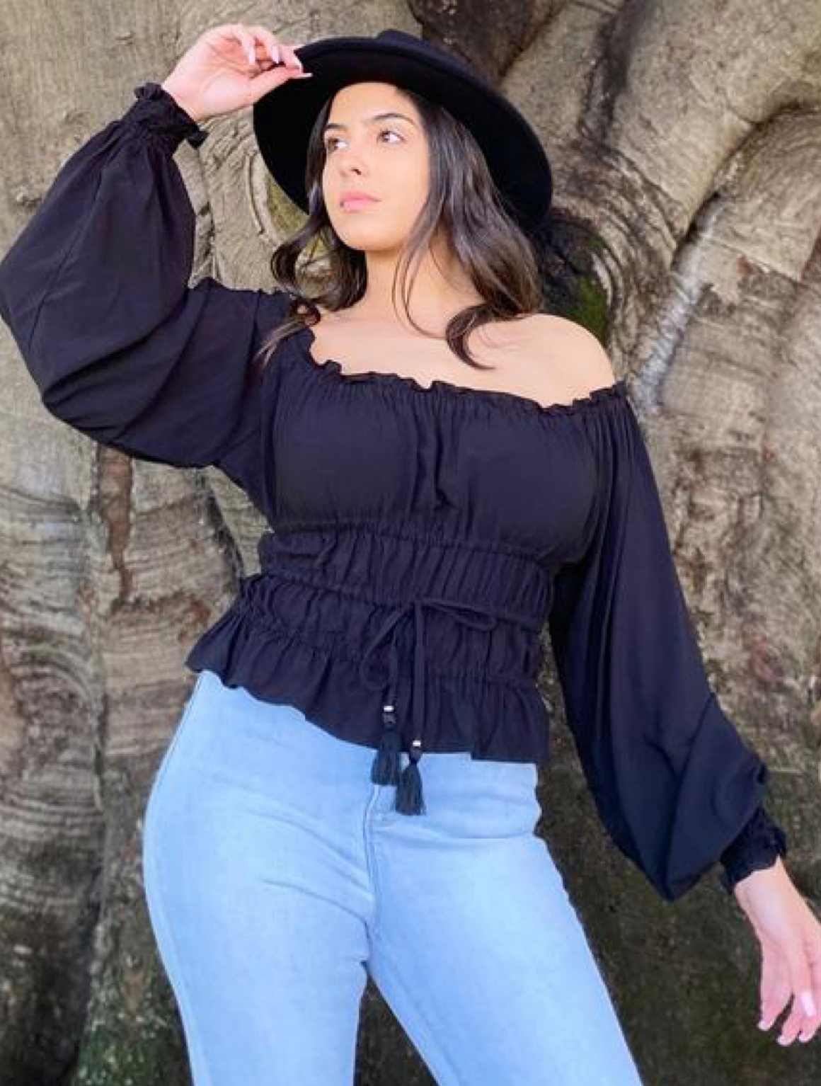 Molly Top Black