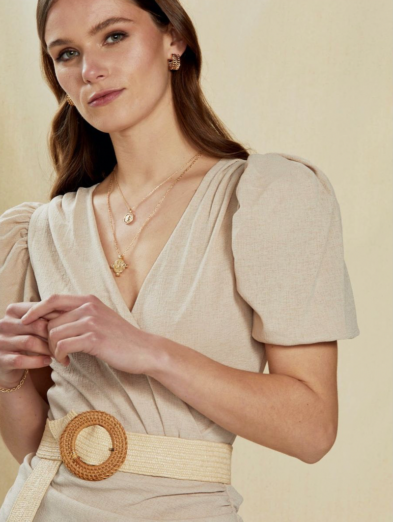 Woven Belt - Beige