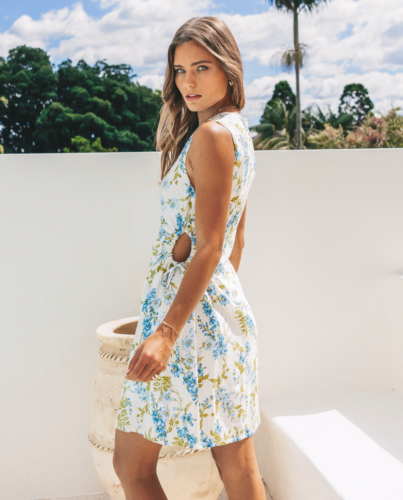 Aubrey Side Tie Dress
